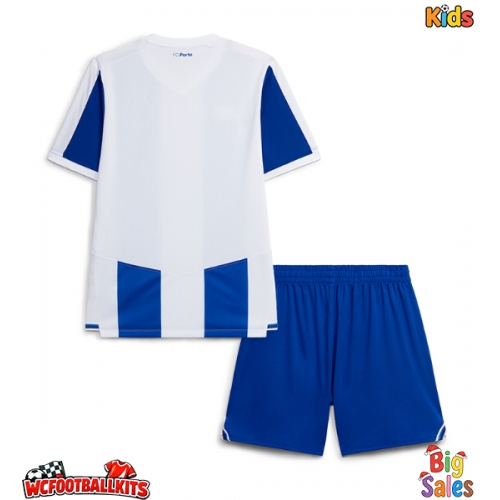 Porto Replica Home Stadium Kit for Kids 2026-27 Short Sleeve (+ pants)